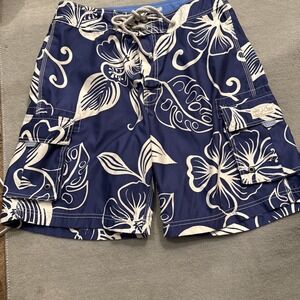 J. Crew Original Swimwear  Floral Trunks Mens Size 32 Hawaiian Cruise Tropical